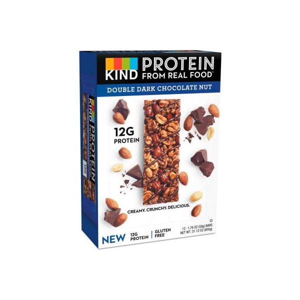 Kind KIND Protein Bars, Double Dark Chocolate, 1.76 oz., 12/Box 26036 - main